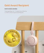 Dreamegg Taşınabilir Ses Makinesi - 19 Yatıştırıcı Ses ve Bebek Odası Işığı - Pembe thumbnail 2