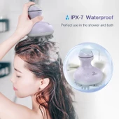 COMFIER Kablosuz Elektrikli Saç Derisi Masaj Cihazı - Mor thumbnail 2