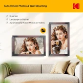 Kodak 21.5 Inc WiFi Dijital Fotoğraf Çerçevesi 1920x1080 FHD IPS Ekran Kumandalı thumbnail 2