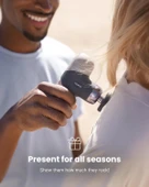 RENPHO Mini Isıtmalı Termal Masaj Cihazı, Derin Doku Perküsyon - Gri thumbnail 5