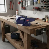 WORKPRO WP233006 125mm 360° Döner Tabanlı Örslü Profesyonel Tezgâh Mengene thumbnail 6