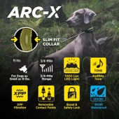 Dogtra ARC-X E-Collar Eğitimi Tasması - 3/4 Mil, 7,5+ Kg Köpekler thumbnail 4