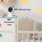 VTech Akıllı WiFi Bebek Monitörü, 2K CMOS Sensörlü 5.5 Inc - 2 Kamera thumbnail 4