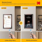 Kodak 21.5 Inc WiFi Dijital Fotoğraf Çerçevesi 1920x1080 FHD IPS Ekran Kumandalı thumbnail 4