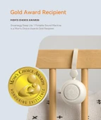 Dreamegg Taşınabilir Ses Makinesi - 19 Yatıştırıcı Ses ve Bebek Odası Işığı - Beyaz thumbnail 3