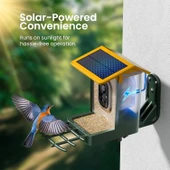 Heapets Kamera, Güneş Enerjili 2K HD Video - Sarı thumbnail 3