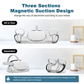 AMVR Yükseltilmiş Şarj İstasyonu - Meta Quest 2 için USB-C Şarj Kablosu thumbnail 7