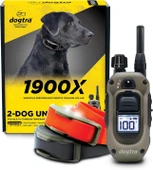 Dogtra 1900X 2 Köpek için Uzaktan Kumandalı E-Collar - 3/4 Mil, 16+ Kg Köpekler thumbnail 1