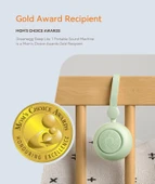 Dreamegg Taşınabilir Ses Makinesi - 19 Yatıştırıcı Ses ve Bebek Odası Işığı - Yeşil thumbnail 2