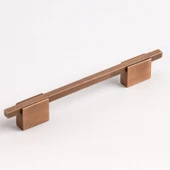 Boyut 288 mm Soft Antik Bakır Renk Metal Dolap Çekmece Kulbu Mutfak Dolabı Kapak Kulpları Mobilya thumbnail 10