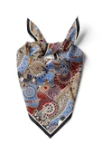Vissona Etnik Desenli İpek Bandana thumbnail 1