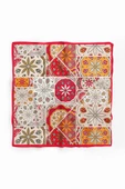 %100 İpek Etnik Desenli Kadın Bandana thumbnail 1