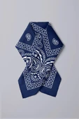 E60 NAVY BLUE ŞALLI BANDANA DG12186 thumbnail 3