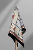 Y53 MODERN HORSE TASARIMLI BANDANA DG12084 thumbnail 6
