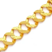 Altın Kaplama İmitasyon Desenli Yarım Çerçeveli Bileklik BLK-1215 thumbnail 4