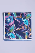 Vissona Çiçek Desenli İpek Bandana thumbnail 4
