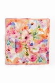 Vissona Çiçek Desenli İpek Bandana thumbnail 2