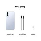 Samsung Galaxy S25 Edge 512 GB (Samsung Türkiye Garantili) Buz Mavisi 512 GB thumbnail 3