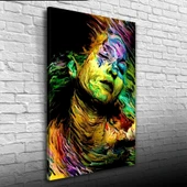 Dekoratif , Soyut , Renkli Kadın Tasvirli  Kanvas Tablo 50 x 70 thumbnail 3