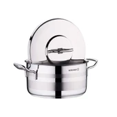 Korkmaz A2023 Astra2 Derin Çelik Tencere 20x11,5 cm thumbnail 4