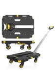 Stanley PC532 137kg 62x45cm Dört Tekerli Çekme Kollu Yük ve Paket Taşıma Arabası thumbnail 1