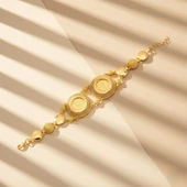 Altın Kaplama İmitasyon Desenli İki Çeyrek Altınlı Bileklik BLK-1209 thumbnail 4