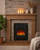 Reyo Stove Asur 1900W Ayaklı Elektrikli Şömine thumbnail 1