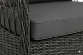 LİV Concept Liv Palmiye Lüks Rattan Bahçe Oturma Grubu, 4 Kişilik Antrasit Gri Polipropilen Balkon Seti, Montajsız, Minderli thumbnail 4
