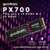 GOODRAM 2TB SSDPR-PX700-02T-80 7400-6500MB/s M2 NVME GEN4 DİSK thumbnail 4
