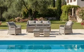 LİV Concept Lüks Rattan Oturma Ve Yemek Seti 7 Kişilik - Bahçe/balkon thumbnail 2