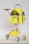 Tommy Evcil Hayvan Arabası Sarı 83*48.5*110cm Max 10kg thumbnail 1