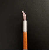 Kedi gözü akik mühre karga burun, zer mühre, gürgen ağacı sap-tezhip-minyatür-hat-no:52 thumbnail 1