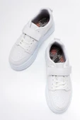 Cırtlı Bağcıklı Kadın Spor Ayakkabı BEYAZ thumbnail 5