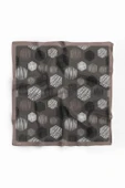 Y30 Kadın Petek Desenli Bandana 50x50 Siyah Beyaz DG0389-22 thumbnail 2