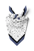 E9 Kadın Yıldız Desenli 50x50 Bandana HYL DG01117-22 thumbnail 1