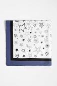 E9 Kadın Yıldız Desenli 50x50 Bandana HYL DG01117-22 thumbnail 4