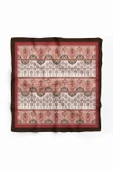 Z90 Kadın Vizon Etnik Desenli 50x50 Bandana HYL DG0827-22 thumbnail 2