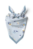 Kadın Çiçek Desenli Bandana 50x50 Açık Mavi DG0157-22 Snz thumbnail 1