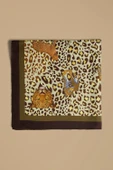 D58 Kadın Kaplan Desenli 50x50 Bandana HYL DG01288-22 thumbnail 4