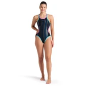 Arena One Metallic Paint Swimsuit Kadın Yüzücü Mayosu 007983589 thumbnail 3