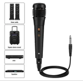 Speaker Hoparlör Mikrofonu Karaoke Kablolu Mikrofon 6.5mm Jack Girişli thumbnail 2