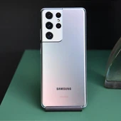 Samsung Galaxy S21 ULTRA 5G 128 GB Gümüş Cep Telefonu. (Teşhir-Outlet-2.el ) thumbnail 2