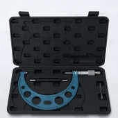 Dış Çap Mikrometresi 125-150 mm Yüksek Hassasiyetli Ölçüm Aleti Profesyonel Metal Gövde thumbnail 3