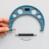 Dış Çap Mikrometresi 125-150 mm Yüksek Hassasiyetli Ölçüm Aleti Profesyonel Metal Gövde thumbnail 1