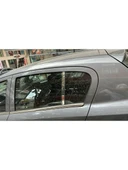 Opel Astra H Hb SEDAN  2004-2012 Uyumlu Kapı Cam Direği Kelebek 2 Parça Krom Paslanmaz Çelik Cam Direk thumbnail 2