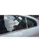 Renault Fluence 2010-2018 Uyumlu Kapı Cam Direği Kelebek 2 Parça Krom Paslanmaz Çelik Cam Direk thumbnail 2