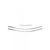 Renault Megane 4 Uyumlu Sedan Paslanmaz Çelik Krom Cam Üst Çıtası 2016-2025 6 Parça thumbnail 2