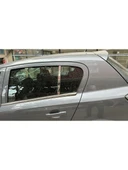 Opel Astra H Hb SEDAN  2004-2012 Uyumlu Kapı Cam Direği Kelebek 2 Parça Krom Paslanmaz Çelik Cam Direk thumbnail 1