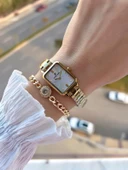 Daniel Klein Vintage Seri Küçük Kasa 2 Yıl Garantili 3 Atm Kadın Kol Saati+Bileklik BFF.10866.2 thumbnail 2