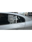 Renault Fluence 2010-2018 Uyumlu Kapı Cam Direği Kelebek 2 Parça Krom Paslanmaz Çelik Cam Direk thumbnail 4